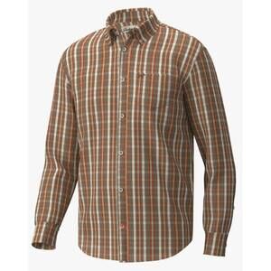 NEW SOUTHERN POINT CO. men's hadley brushed plaid shirt - plus in clover plaid